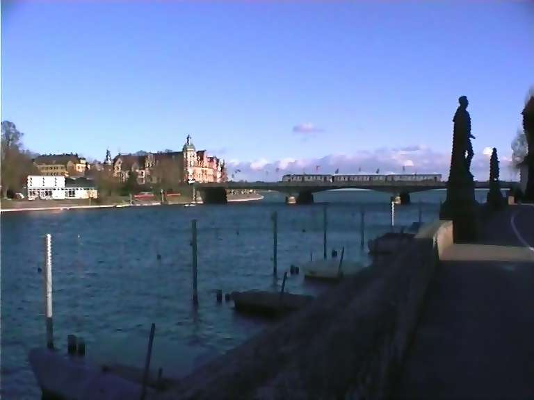 Blick &uuml;ber den Seerhein zur alten Rheinbr&uuml;cke